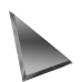 ДСТ Треугольная зеркальная графитовая плитка с фацетом 10мм ТЗГ1-02 - 200х200 мм/10шт