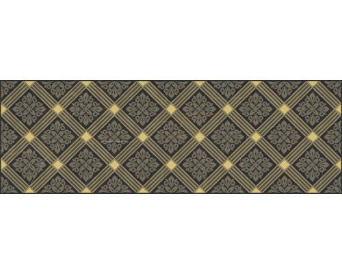 Laparet Роял Декор чёрный AD/B483/60045 20х60 глянцевый