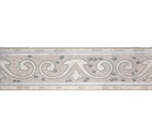 LB-CERAMICS Тенерифе Бордюр серебрянный 7304-0004 14х45