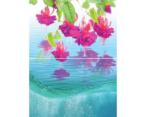Муза-Керамика P2-1 Ocean flowers P2-1D240 Панно из 2-х плиток 30х40 Муза-Керамика P2-1 Ocean flowers P2-1D240 Панно из 2-х плиток 30х40