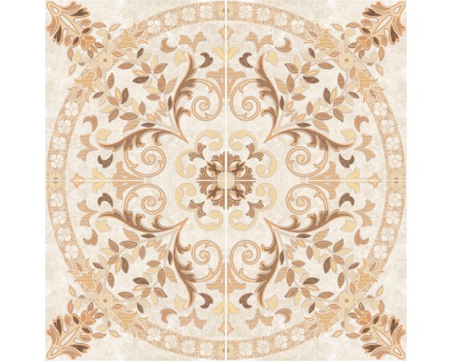 Cersanit Pompei Панно напольное светло-бежевое (PY6R304) 84x84
