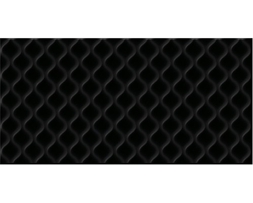 Cersanit Деко облицовочная плитка рельеф черный (DEL232D) 29,8x59,8