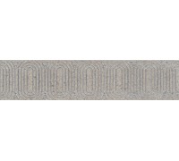 Kerama Marazzi Безана Бордюр серый обрезной OP/B206/12137R 25х5,5