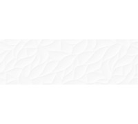 Cersanit Glory Плитка настенная рельеф. белая (GOU052) 25x75
