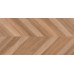 Laparet Wood Canarium Chevron M Керамогранит тёмно-бежевый 60х120 матовый карвинг