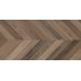 Laparet Wood Latina Brown Chevron M Керамогранит коричневый 60х120 матовый карвинг
