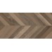 Laparet Wood Latina Brown Chevron M Керамогранит коричневый 60х120 матовый карвинг