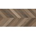 Laparet Wood Latina Brown Chevron M Керамогранит коричневый 60х120 матовый карвинг