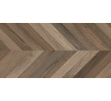 Laparet Wood Latina Brown Chevron M Керамогранит коричневый 60х120 матовый карвинг