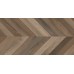 Laparet Wood Latina Brown Chevron M Керамогранит коричневый 60х120 матовый карвинг