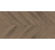 Laparet Wood Latina Brown Chevron Керамогранит коричневый 60х120 матовый карвинг