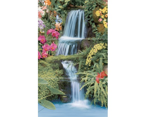 Ceradim Dec Cascade Panno (панно из 3-х шт) КПН16Cascade 75х45 Ceradim Dec Cascade Panno (панно из 3-х шт) КПН16Cascade 75х45