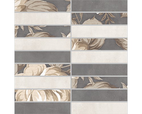 LB-CERAMICS Fiori Grigio Мозаика разноцветная 1932-0012 30х30 LB-CERAMICS Fiori Grigio Мозаика разноцветная 1932-0012 30х30
