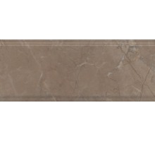 Kerama Marazzi Серенада Бордюр бежевый тёмный глянцевый обрезной BDA027R 30x12