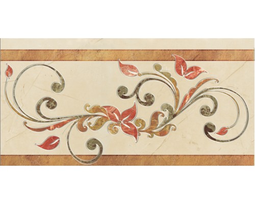 Europa Ceramica Losanga Ramas Бордюр 22,5х45 Europa Ceramica Losanga Ramas Бордюр 22,5х45