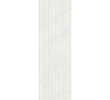 Kerama Marazzi Борсари Плитка настенная белый структура обрезной 12102R 25х75