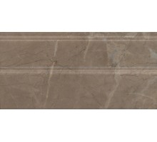 Kerama Marazzi Серенада Плинтус бежевый тёмный глянцевый обрезной FMA032R 30x15