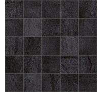 Laparet Metallica Декор мозаичный чёрный MM34034 25х25