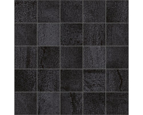 Laparet Metallica Декор мозаичный чёрный MM34034 25х25 Laparet Metallica Декор мозаичный чёрный MM34034 25х25