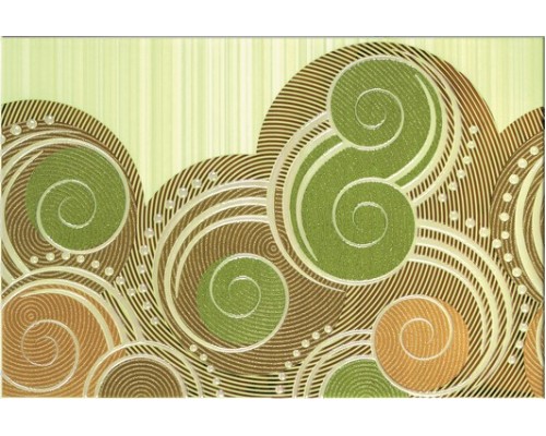 Opoczno Calipso green wave декор 30x45
