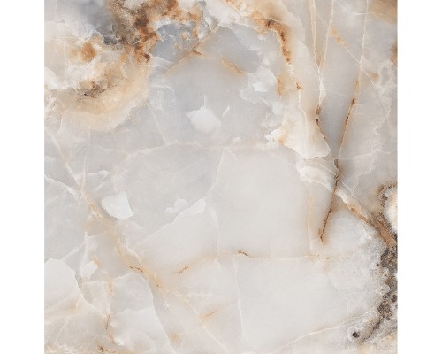 Ceradim Onyx Magic Brown Керамогранит серо-коричневый 60х60 Полированный