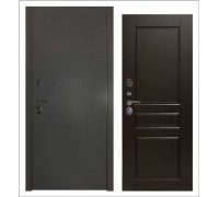 Входная дверь Эталон 3к алюминий панель К2 Венге Заводские двери