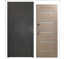 Входная дверь Эталон 3к алюминий панель царговая СБ-1 Капучино Заводские двери