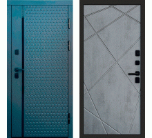 Termodoor Входная дверь Simple Графит Лучи бетон темный