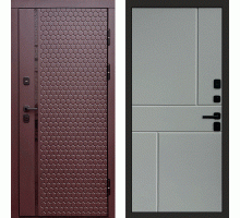 Termodoor Входная дверь Simple Шоколад Горизонт серый софт