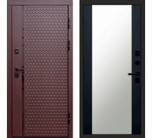 Termodoor Входная дверь Simple Шоколад Зеркало черный кварц+тонировка