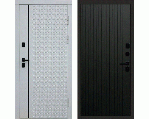 Termodoor Входная дверь Simple White Flat черный кварц