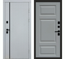 Termodoor Входная дверь Simple White Лион grey софт