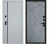 Termodoor Входная дверь Simple White Лучи бетон темный