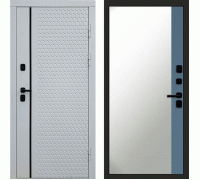 Termodoor Входная дверь Simple White Зеркало фацет grey софт