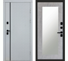 Termodoor Входная дверь Simple White Зеркало триумф бетон светлый
