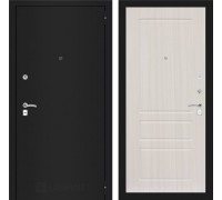 Labirint Doors Входная дверь CLASSIC шагрень черная 03 - Сандал белый