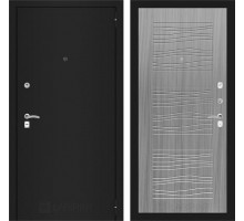 Labirint Doors Входная дверь CLASSIC шагрень черная 06 - Сандал серый