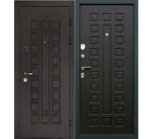 ДверкофЪ Входная металлическая дверь Сталь ПП 105 Сенатор Венге чёрный