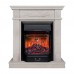 RealFlame Электрокамин Adelaida WT белый камень с очагом Majestic Lux Black