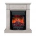 RealFlame Электрокамин Adelaida WT белый камень с очагом Majestic Lux Black RC