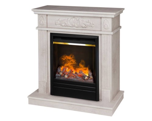 RealFlame Электрокамин Adelaida WT белый камень с очагом Olympic 3D RealFlame Электрокамин Adelaida WT белый камень с очагом Olympic 3D