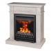 RealFlame Электрокамин Adelaida WT белый камень с очагом Oregan 3D