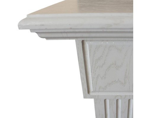 RealFlame Электрокамин Andrea Corner WT фактурный белый с очагом Fobos Lux Black RC