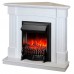 RealFlame Электрокамин Andrea Corner WT фактурный белый с очагом Fobos Lux Black