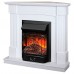 RealFlame Электрокамин Andrea Corner WT фактурный белый с очагом Majestic Lux Black