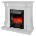 RealFlame Электрокамин Andrea WT фактурный белый с очагом Fobos Lux Black