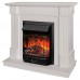 RealFlame Электрокамин Andrea WT фактурный белый с очагом Majestic Lux Black
