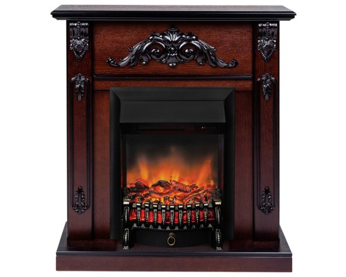 RealFlame Электрокамин Anita AO античный дуб с очагом Fobos Lux Black RC