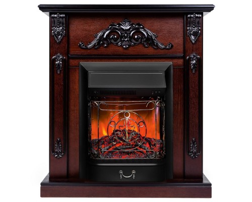 RealFlame Электрокамин Anita AO античный дуб с очагом Majestic Lux Black