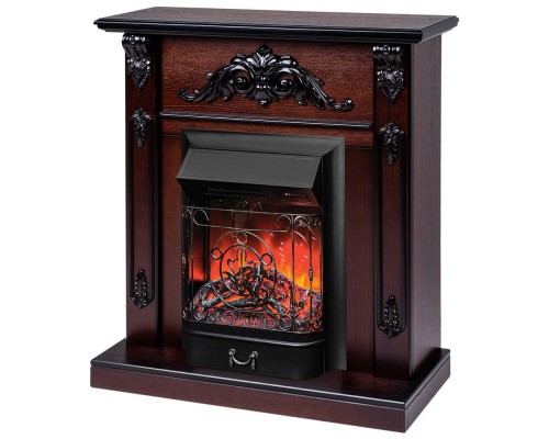 RealFlame Электрокамин Anita AO античный дуб с очагом Majestic Lux Black RC